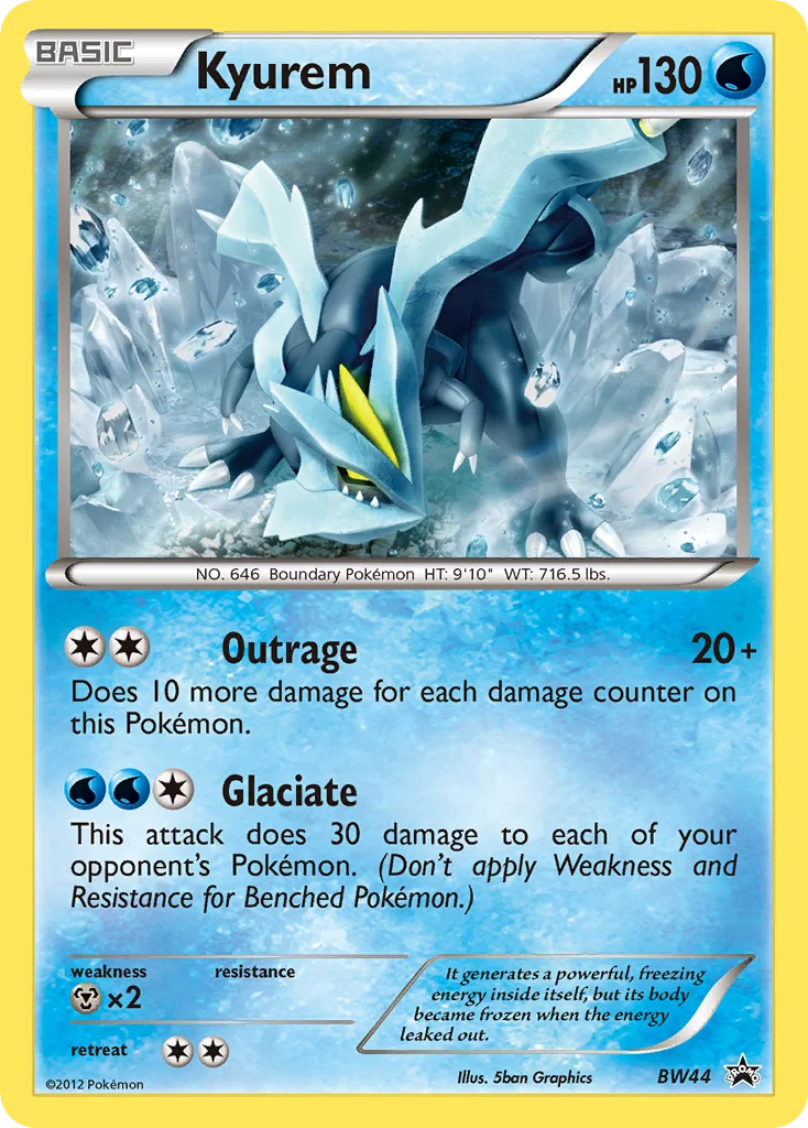 Kyurem Pokemon card