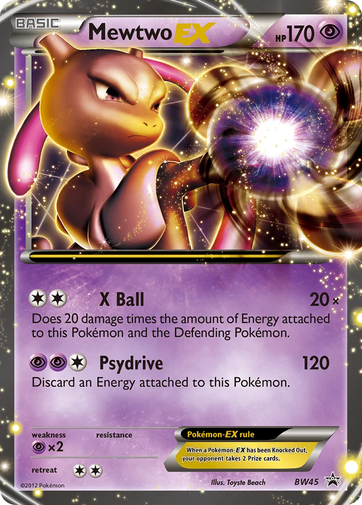 Mewtwo-EX Pokemon card
