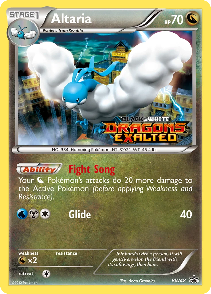 Altaria Pokemon card