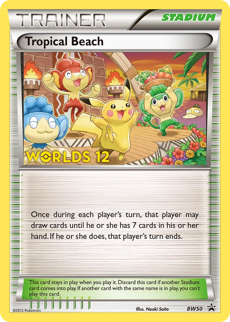 Tropical Beach Pokemon card