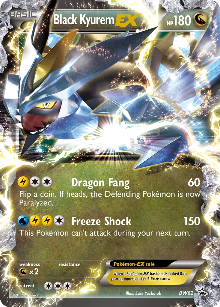 Black Kyurem-EX Pokemon card