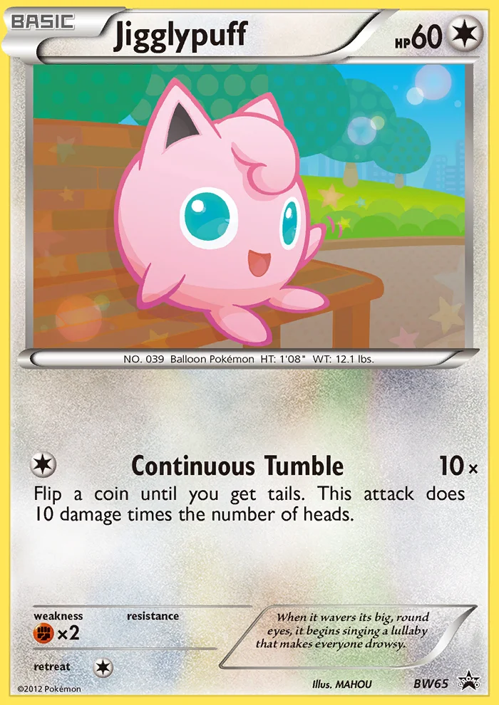 Jigglypuff Pokemon card