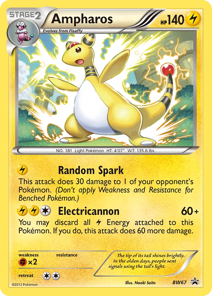 Ampharos Pokemon card