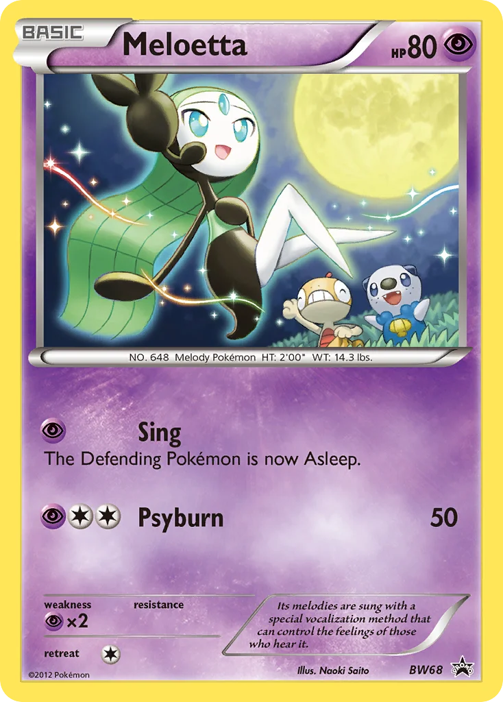 Meloetta Pokemon card