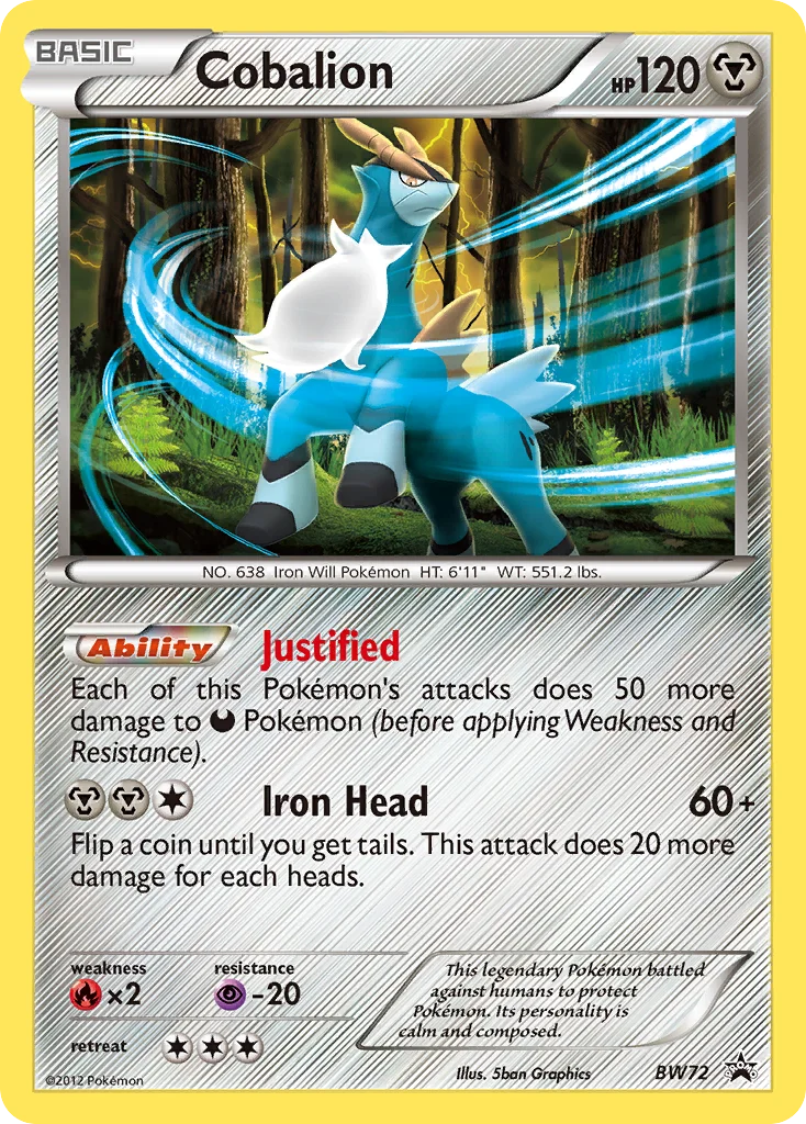 Cobalion Pokemon card