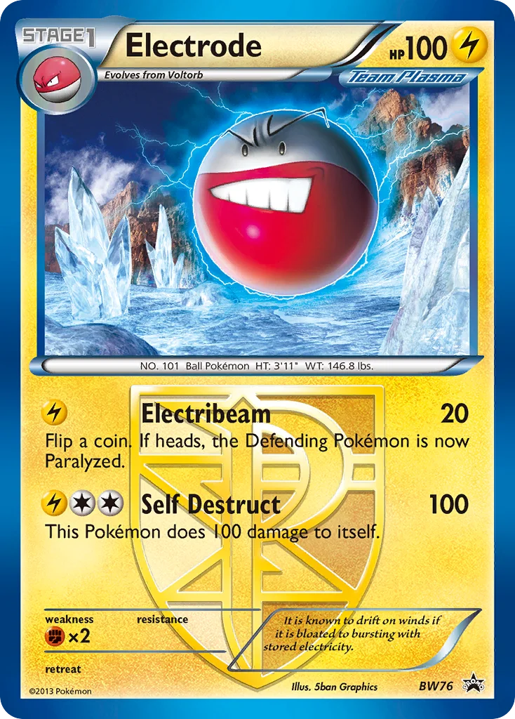 Electrode Pokemon card