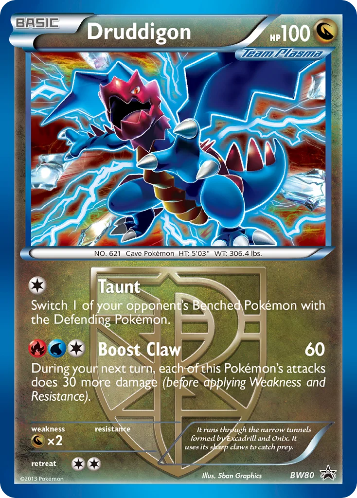 Druddigon Pokemon card