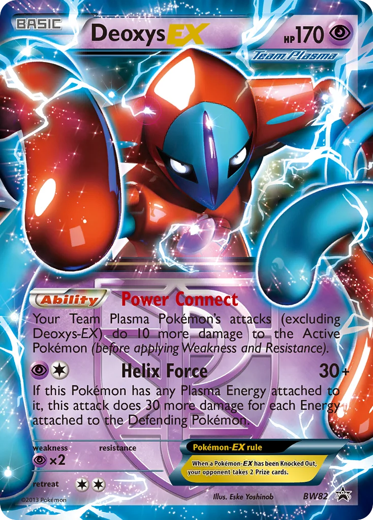 Deoxys-EX Pokemon card