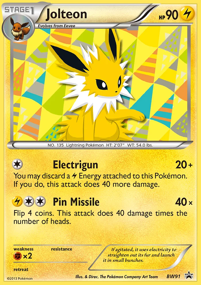 Jolteon Pokemon card