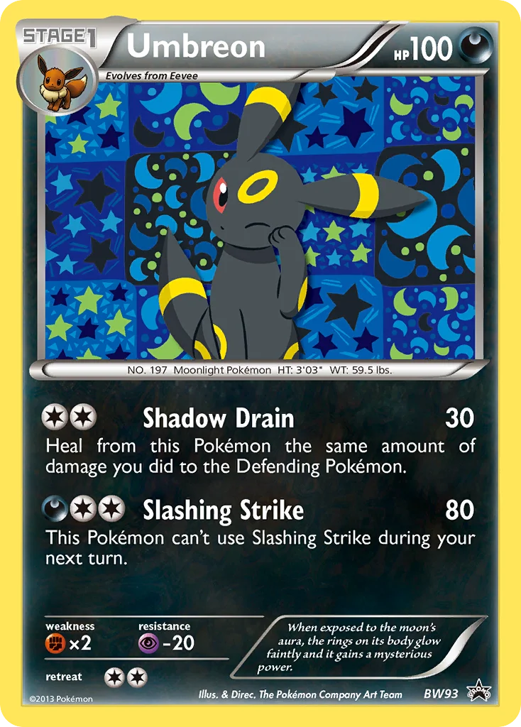 Umbreon Pokemon card