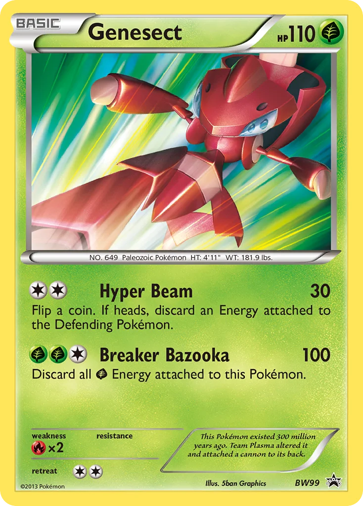Genesect Pokemon card