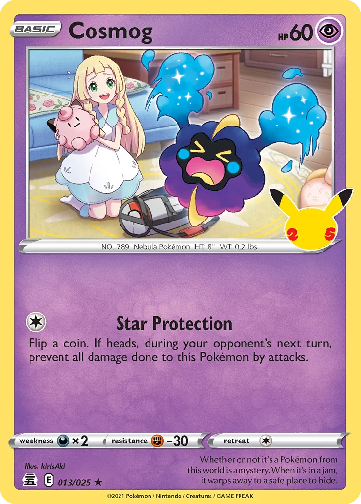 Cosmog Pokemon card