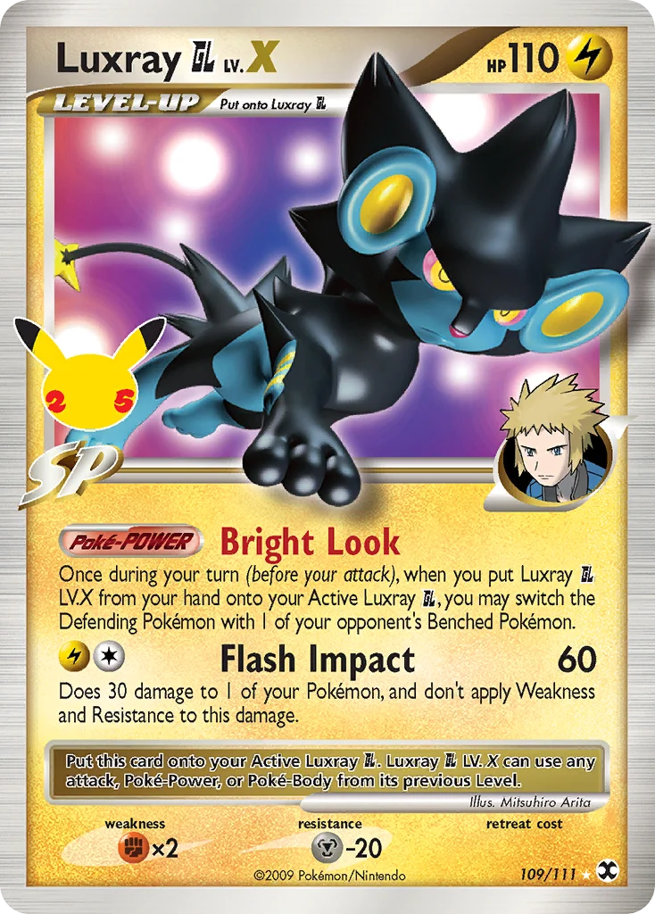 Luxray GL LV.X Pokemon card