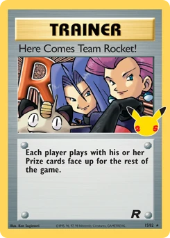 Here Comes Team Rocket! Pokemon card