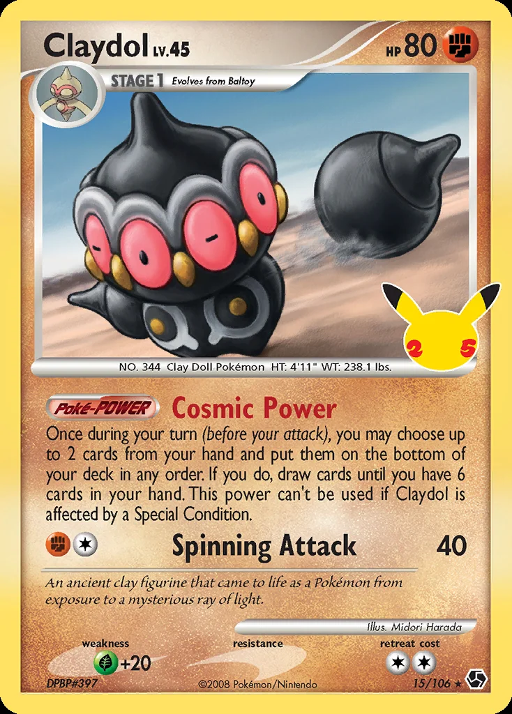 Claydol Pokemon card