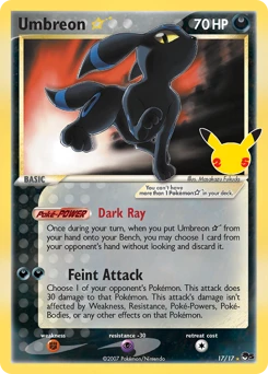 Umbreon ★ Pokemon card