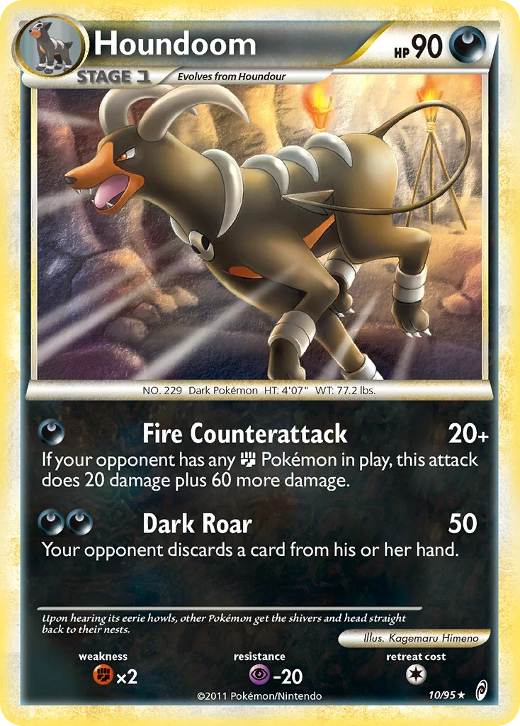 Houndoom Pokemon card