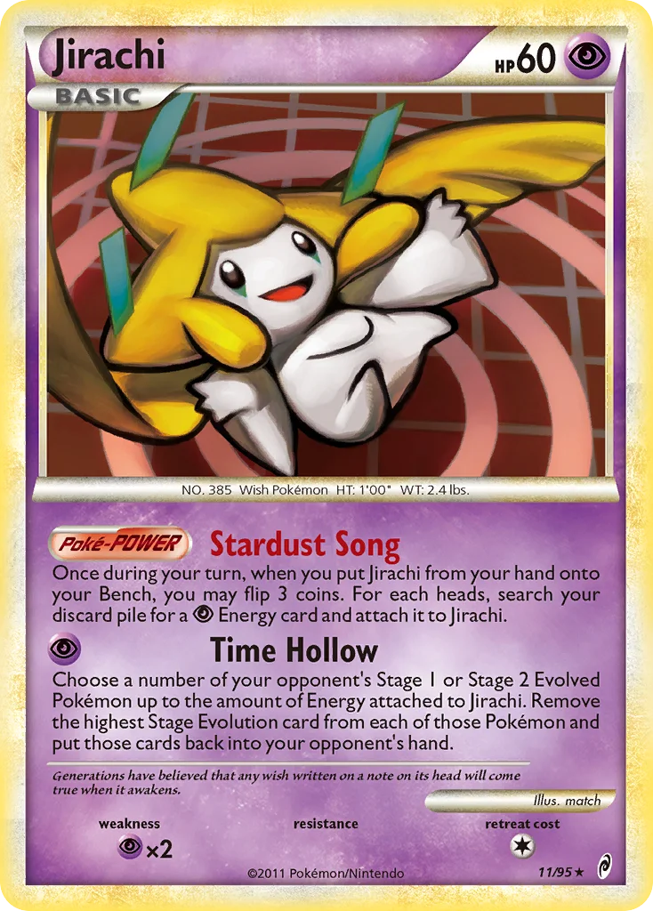 Jirachi Pokemon card