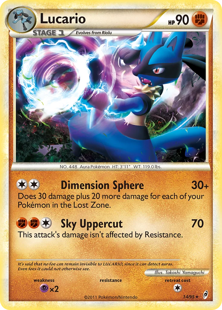 Lucario Pokemon card