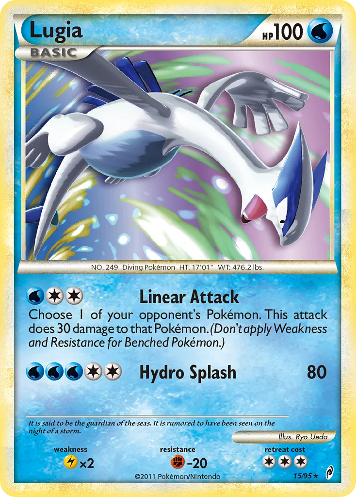 Lugia Pokemon card