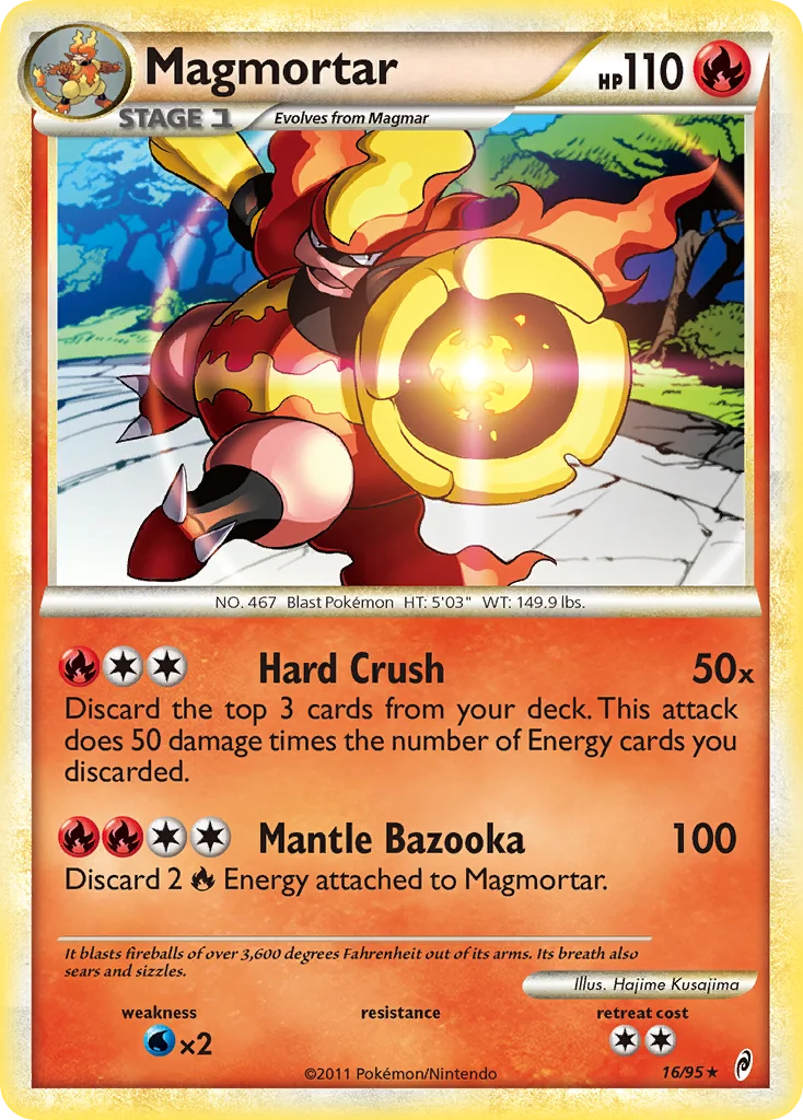 Magmortar Pokemon card