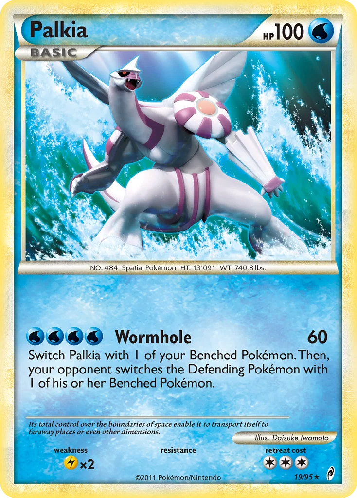 Palkia Pokemon card