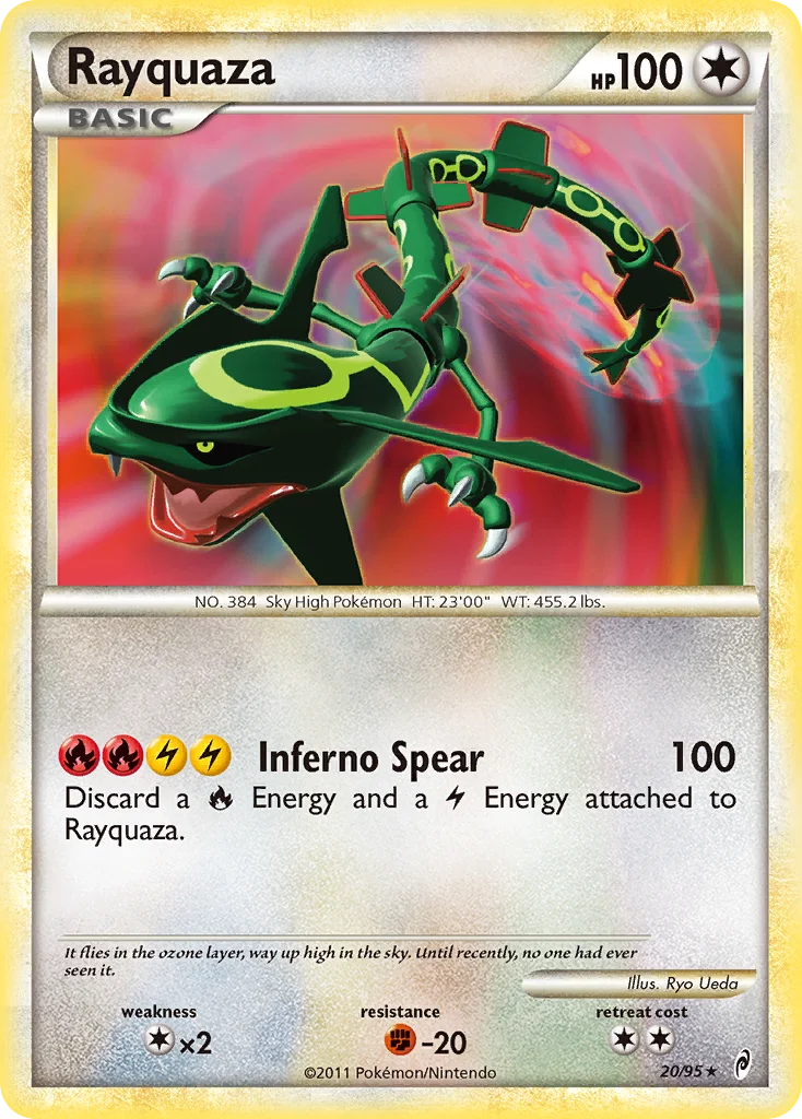 Rayquaza Pokemon card