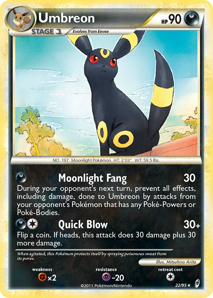 Umbreon Pokemon card