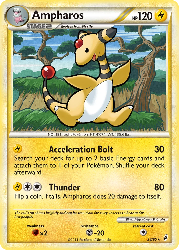 Ampharos Pokemon card