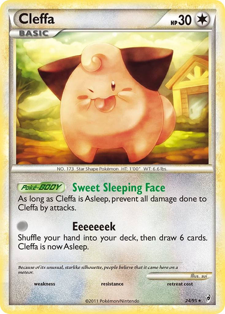 Cleffa Pokemon card