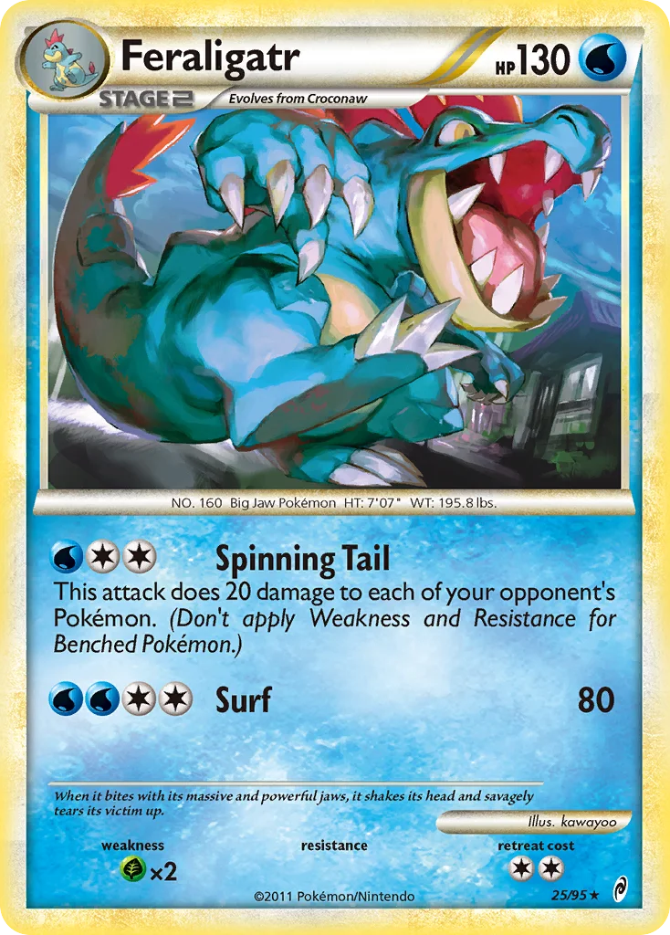 Feraligatr Pokemon card