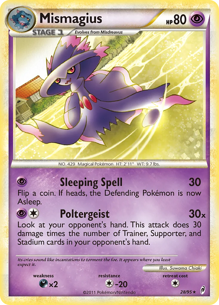 Mismagius Pokemon card