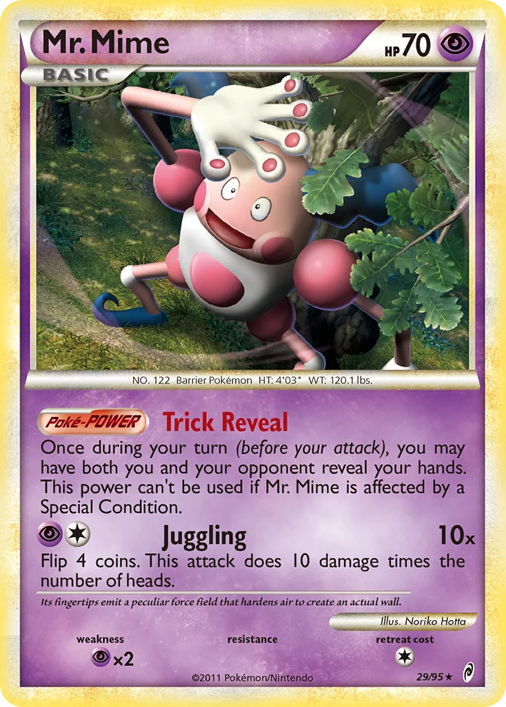 Mr. Mime Pokemon card