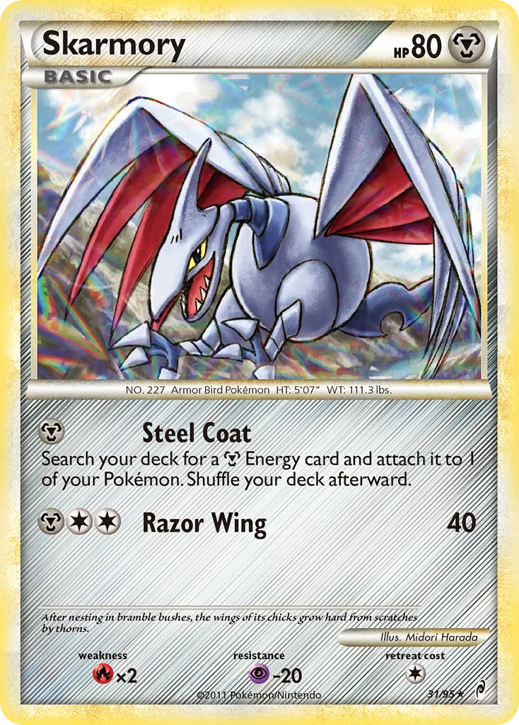 Skarmory Pokemon card