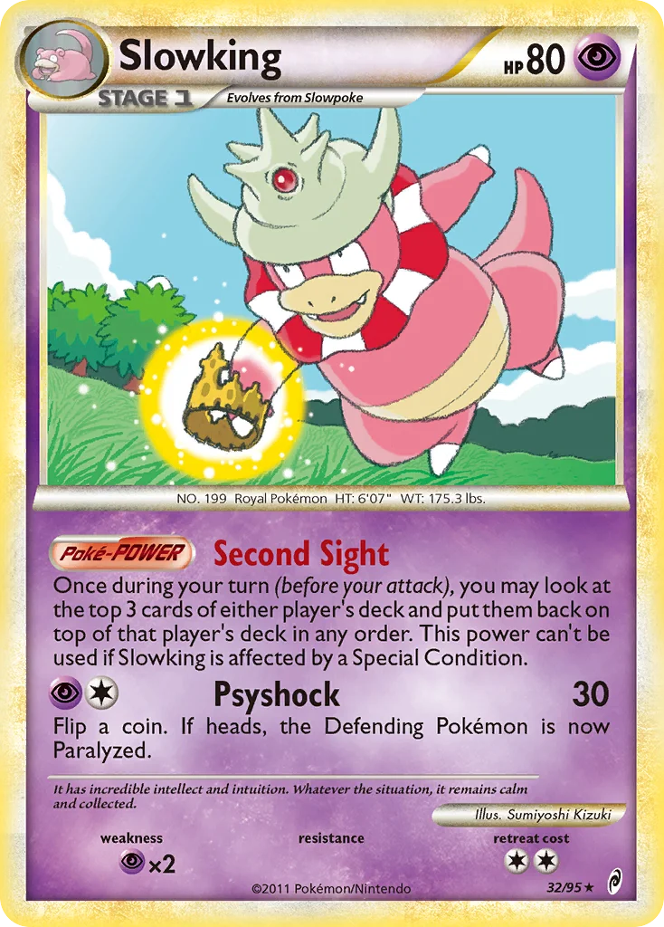 Slowking Pokemon card