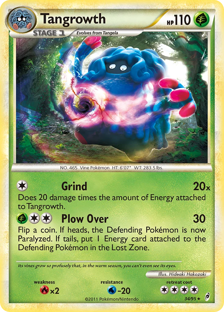 Tangrowth Pokemon card