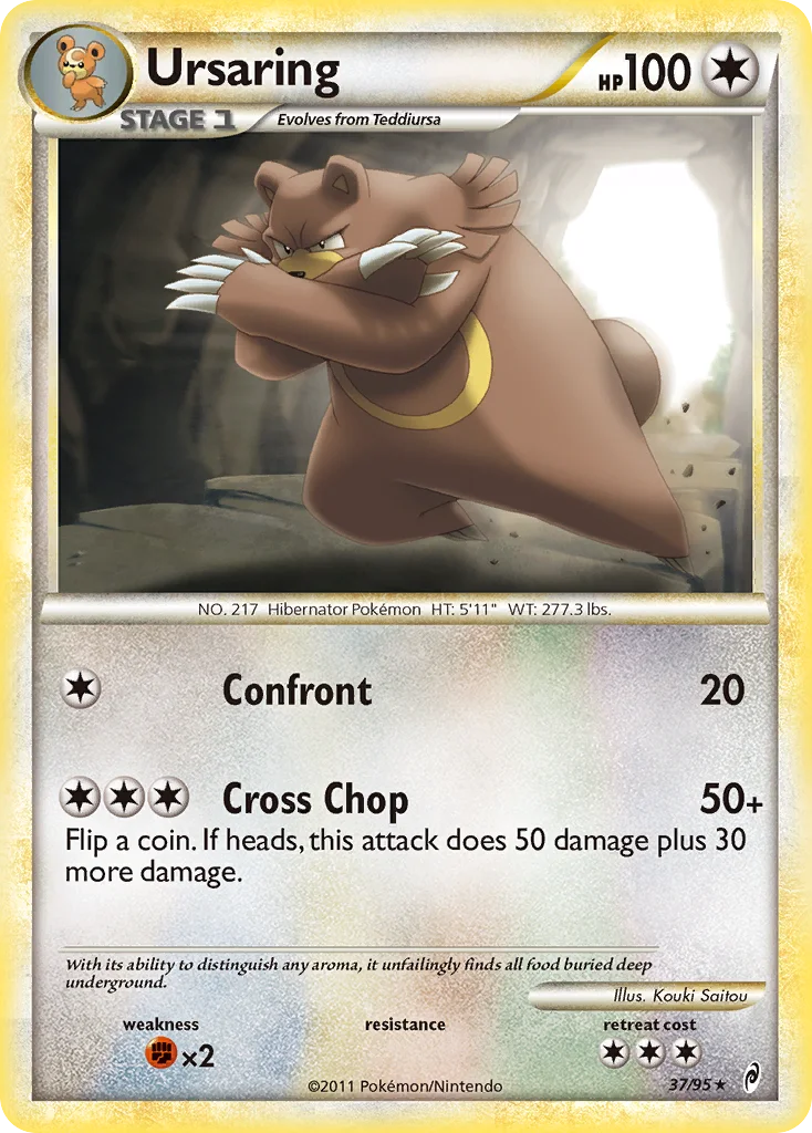 Ursaring Pokemon card