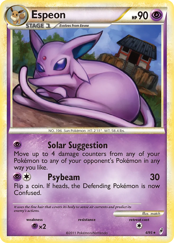 Espeon Pokemon card