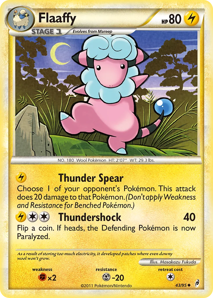 Flaaffy Pokemon card