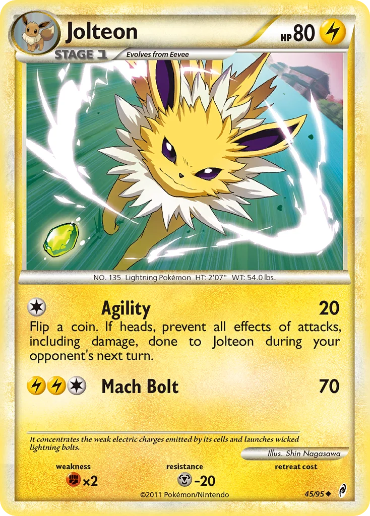 Jolteon Pokemon card