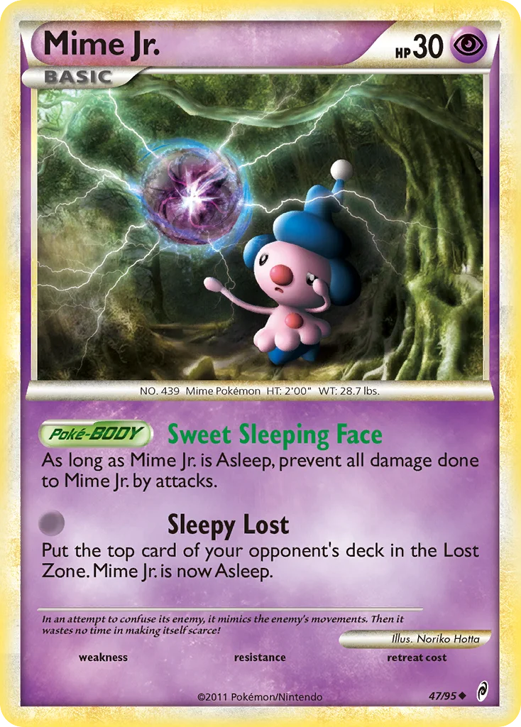 Mime Jr. Pokemon card