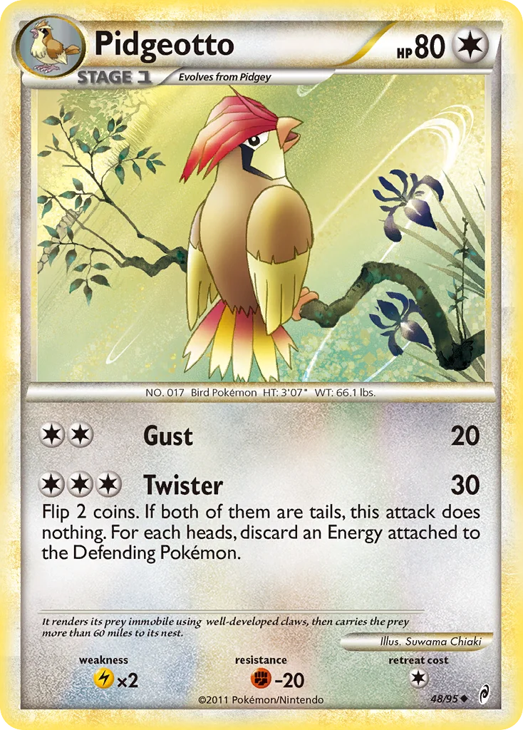 Pidgeotto Pokemon card