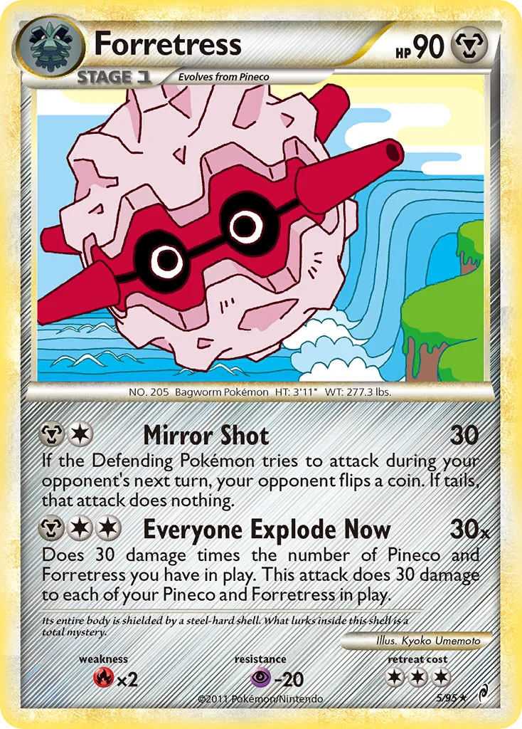 Forretress Pokemon card