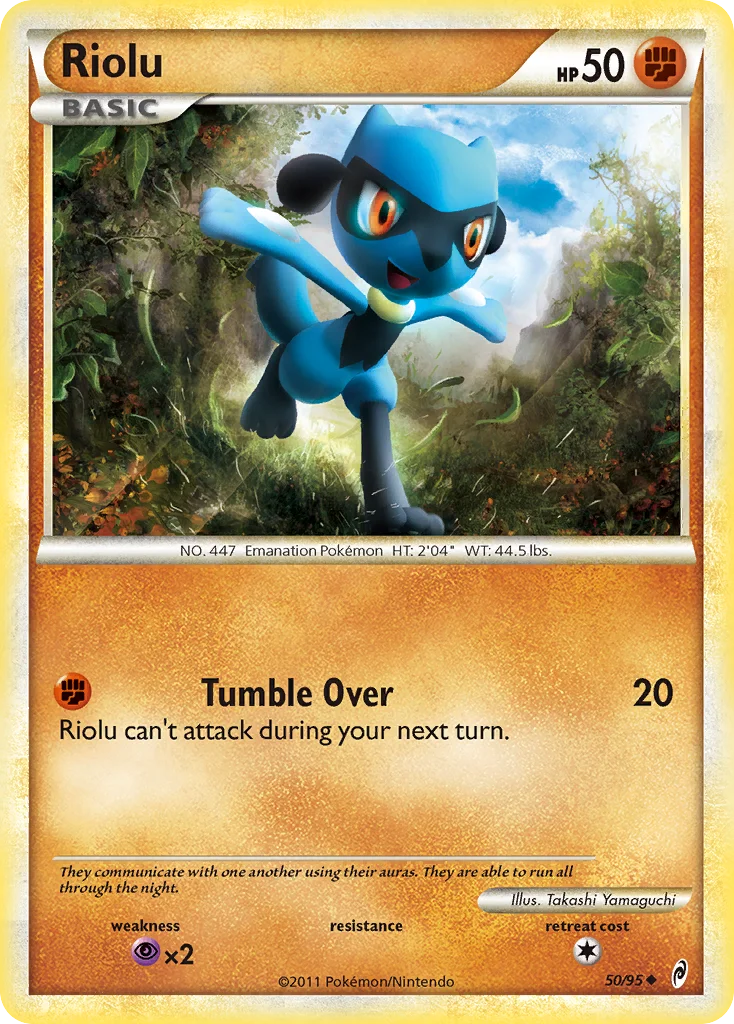Riolu Pokemon card