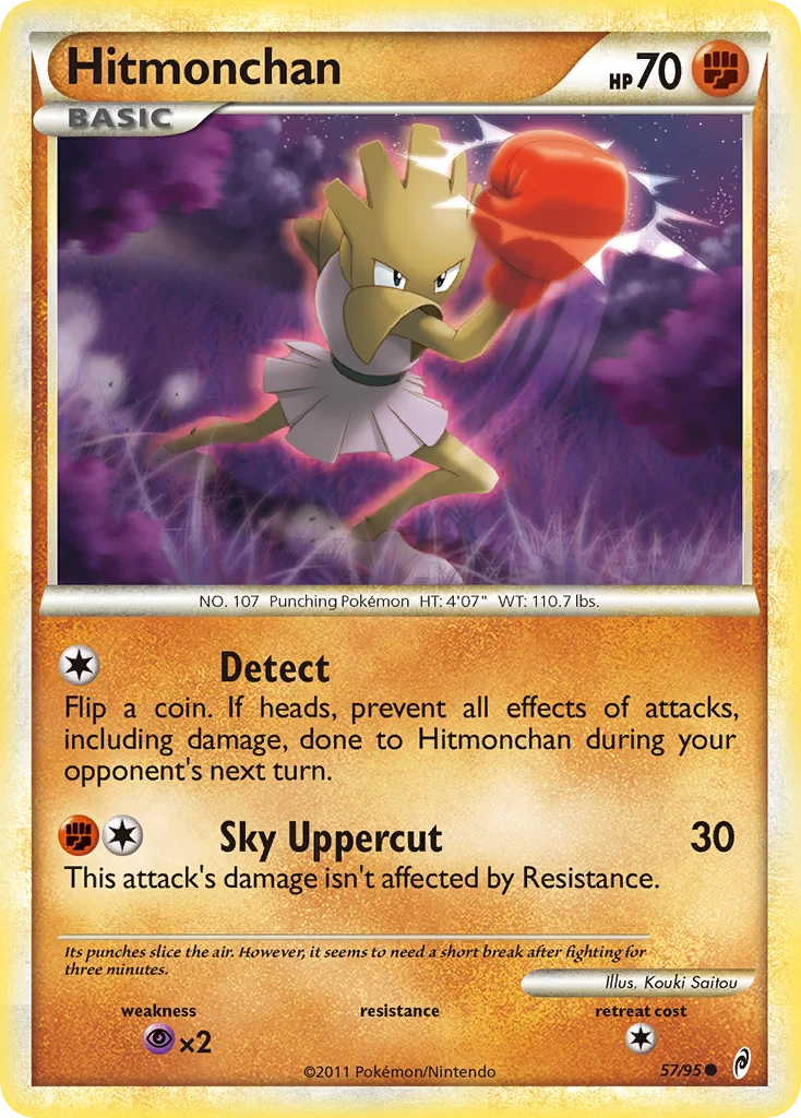 Hitmonchan Pokemon card