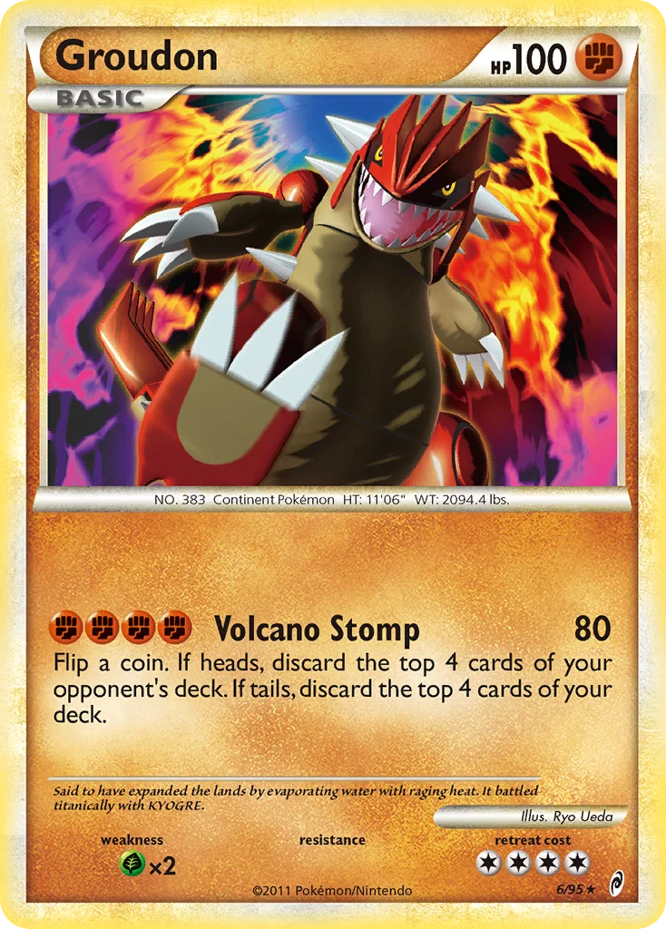 Groudon Pokemon card