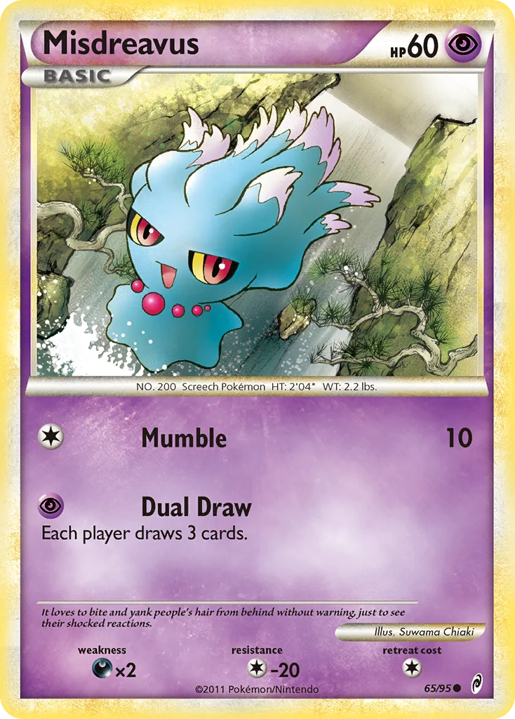 Misdreavus Pokemon card