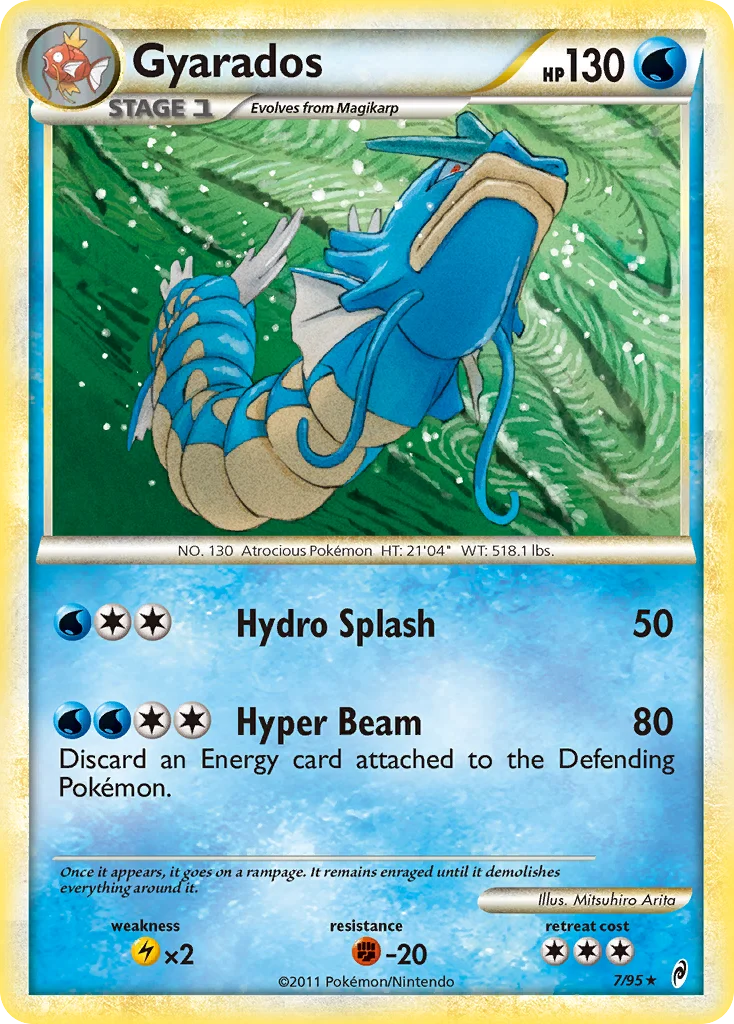 Gyarados Pokemon card