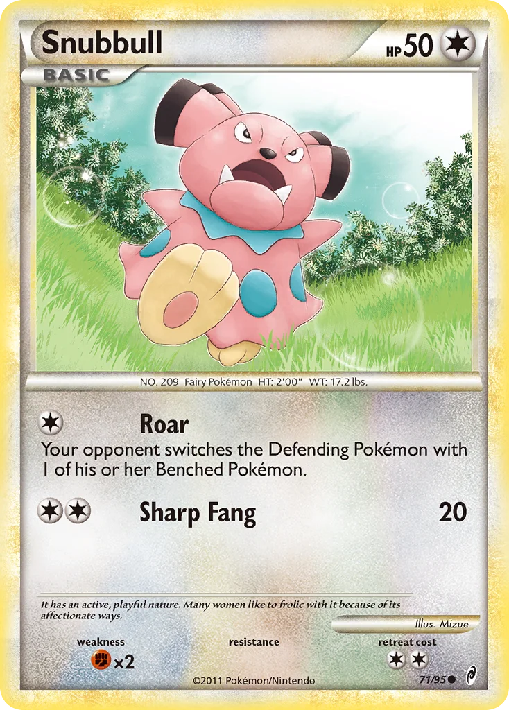 Snubbull Pokemon card