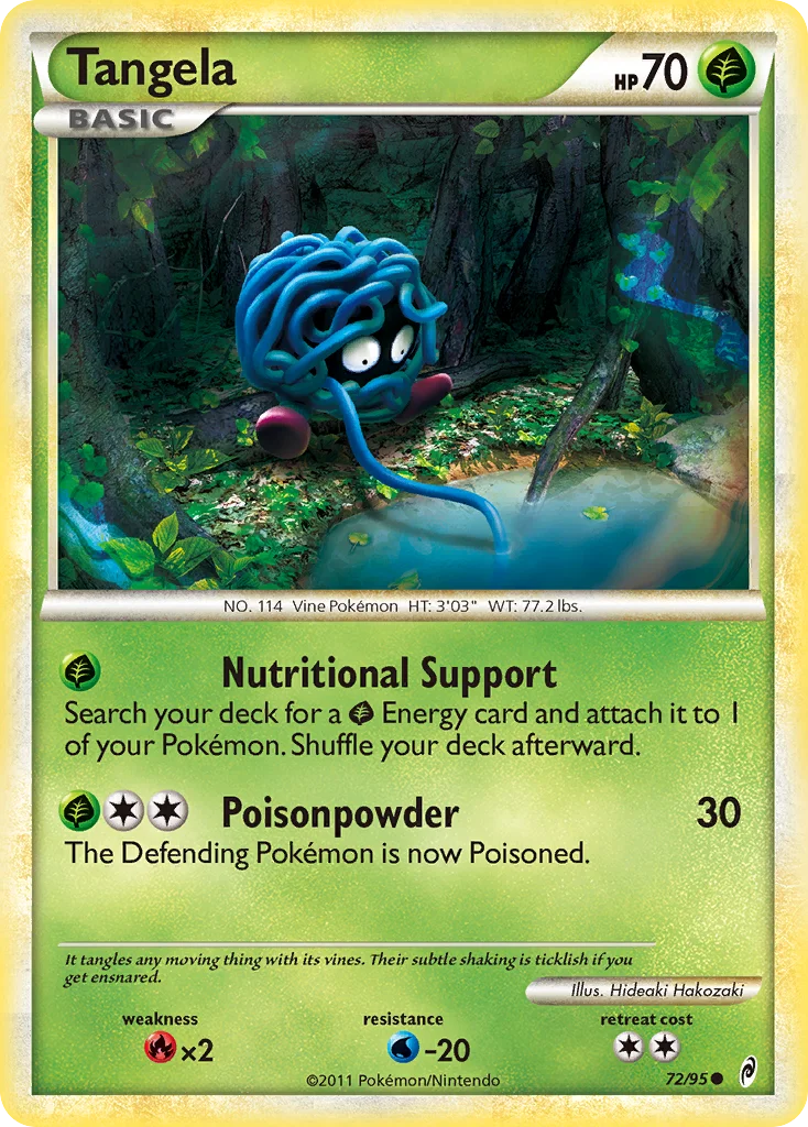 Tangela Pokemon card